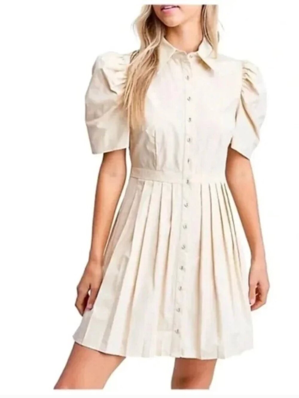 En Saison Pleated Dress
